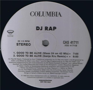 DJ Rap – Good To Be Alive (Remixes)