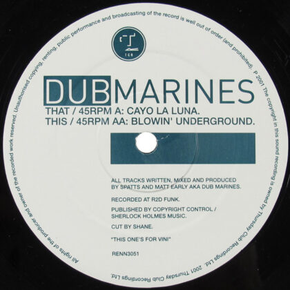 Dub Marines – Cayo La Luna / Blowin’ Underground
