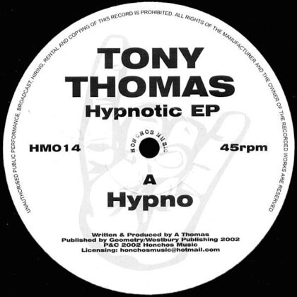 Tony Thomas – Hypnotic EP